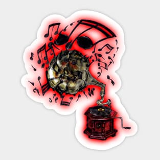 Haunted Gramophone Sticker